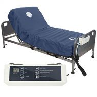 Vive 8 Alternating Pressure Mattress - Low Air Loss Hospital Replacement Mattress - Medical Bed Topper for...