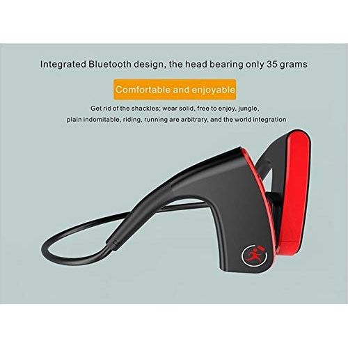  XuBa Bluetooth V4.1 Bone Conduction Headset Wireless Sports Earphones Noise Cancelling Music Headphone Bass Handsfree