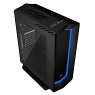 AeroCool Mid Tower Case with PWM Fan Hub and Watercooling Ready with USB 3.0, Black (P7-C1 Black)