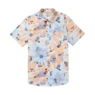 Amazon Billabong Mens Sundays X Floral Short Sleeve Shirt Americana Medium