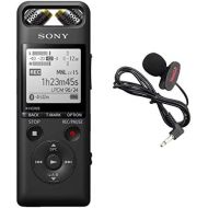 Sony High-Resolution Zoom sound Portable Audio Voice Recorder SX Series, 16 GB built-in storage, expandable via MicroSD, 3-way adjustable Mic, Control Wirelessly, Includes A NeeGo