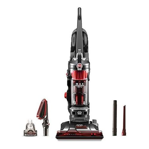  Hoover WindTunnel 3 Max Performance Upright Vacuum Cleaner, HEPA Media Filtration and Powerful Suction for Pet Hair, UH72625, Red