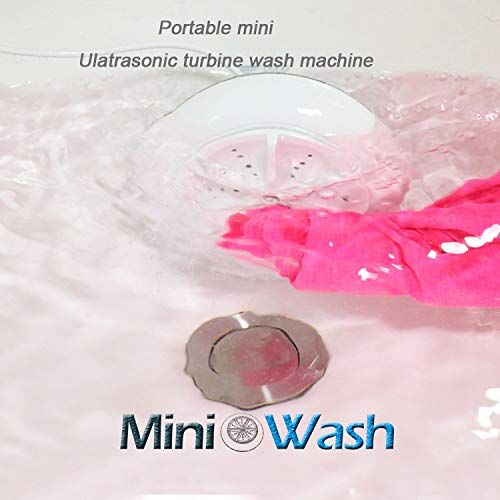  FirnFose DC5V USB 6W Automatic Convenient Portable Ultrasonic Mini Washing Machine for Silk Baby Clothes Special Materials Washing Tool black