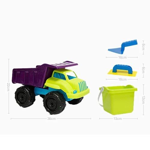  AODLK 12PCS Childrens Soft Plastic Beach Toys Set Beach Shovel Outdoor Parent-Child Activities Combination Play Water Play Sand Toys Easy Clean and Store Sand Box Set Kit