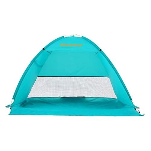  [아마존베스트]Alvantor Beach Tent Coolhut Plus Beach Umbrella Outdoor Sun Shelter Cabana Automatic Instant Pop-Up UPF 50+ Sun Shade Portable Camping Canopy Easy Set Up Light Weight Windproof