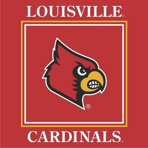  Westrick Louisville Cardinals Party Supplies - 80 Pieces (Serves 16)