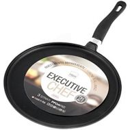 [아마존베스트]Home Granchef Krepp-Pfanne Antihaft mit Griff, Aluminium, Schwarz, 20 cm