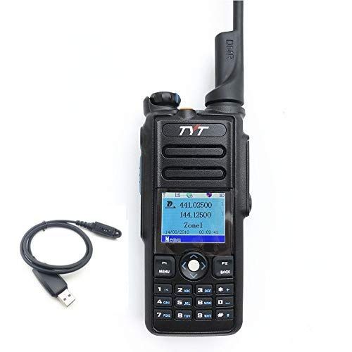  Radtel TYT MD-2017 DMR Dual Band Digital Handheld Two Way Radio Transceiver with Programming Cable