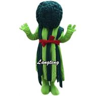 Vegetable Broccoli Mascot Cartoon Costume Langteng