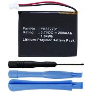 [아마존베스트]MPF Products 280mAh YK372731 Battery Replacement Compatible with Golf Buddy Voice, Voice+, Voice VS4, Voice 2 Talking GPS Range Finder with Free Installation Tools