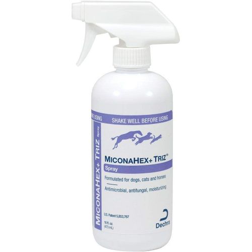  Dechra 16 OZ, Miconahex + Triz Antimicrobial, Antifungal & Moisturizing Spray