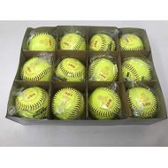 Wilson A9331ASA Series Softball (12-Pack), 11-Inch, Optic Yellow