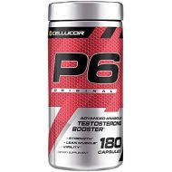 Cellucor P6 Original Testosterone Booster For Men, Build Advanced Anabolic Strength & Lean Muscle, Boost Energy Performance, Increase Virility Support, 180 Capsules