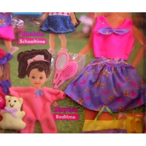 바비 Barbie - KELLY Cute N Cool Fashions All Day Fun With Barbie, Kelly & Friends! (1996 Arcotoys, Mattel)