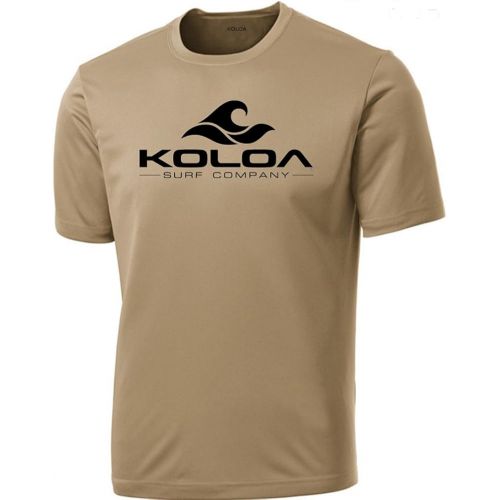  Joes USA Koloa Surf(tm) Tall Wave Logo Athletic T-Shirts-Sand/b-4XLT