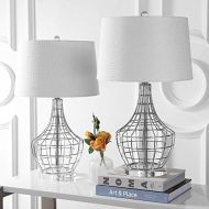 Safavieh TBL4010A-SET2 Lighting Collection Olga Silver Table Lamp