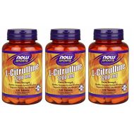 NOW Foods L-Citrulline, 1200 mg, 120 Tabs by Now Foods (Pack of 3)