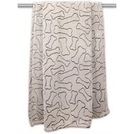 DII Bone Dry Microfiber Pet Blanket for Dogs and Cats, 36x48, Warm, Soft and Plush for Couch, Car, Trunk, Cage, Kennel, Dog House