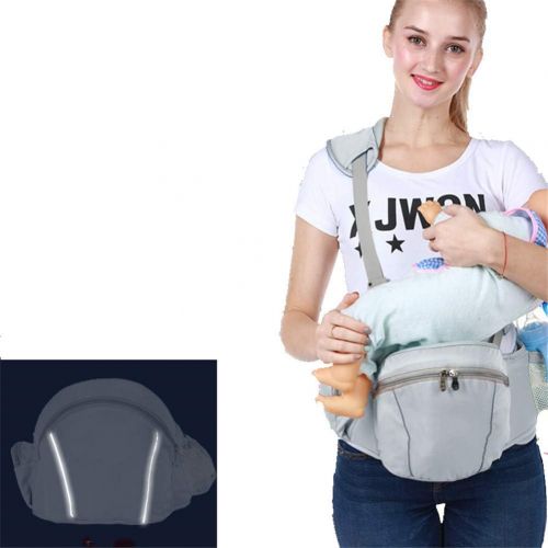  Brand: ZHOUHUAW ZHOUHUAW Baby Hip Seat Carrier, Inner Huge Storage, Adjustable Buckle Strap, Ergonomic Lightweight Baby Waist Seat, for 0-24 Month Baby