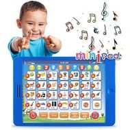 Boxiki kids Learning Pad Fun Kids Tablet with 6 Toddler Learning Games Early Child Development Toy for Number Learning, Learning ABCs, Spelling, “Where is?” Game, Melodies. Educati