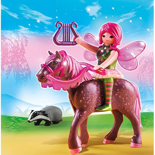 플레이모빌 PLAYMOBIL Forest Fairy Surya with Horse Playset
