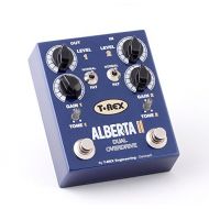 T-Rex Engineering ALBERTA-II Dual Overdrive Guitar Effects Pedal with Two Independent Channels; Individual Boost Function and Tone Controls for Each Channel (10035)