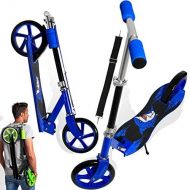 KESSER Scooter Roller Kinderroller Cityroller Tretroller Kickroller Kickscooter, Design / Shark (Blue)