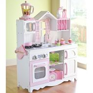 Constructive Playthings CPX-1032 Complete Lifestyle Wooden Play Kitchen with Accessories Set, Grade: kindergarten to 3