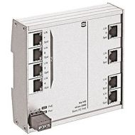 HARTING Switch, Ha-VIS eCon 2000, 8 Ports, Commercial, Unmanaged Fast Ethernet, DIN Rail, RJ45 x 8
