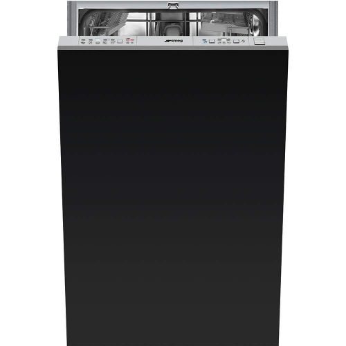 스메그 Smeg 18” Fully integrated Dishwasher With 10 Place Settings 5 Wash Cycles, STU1846