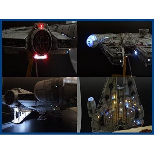반다이 Made in Japan Unknown-branded goods Bandai Star Wars 1144 Scale Millennium Falcon (Force Awakening)83 points emission USB power supply correspondence LED wiring kit