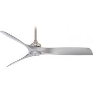 Minka Aire F853-BNSL, Aviation, 60 Ceiling Fan, Brushed Nickel with Silver