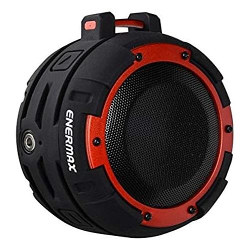 Enermax ENERMAX EAS03-BR Waterproof IPX 8 Compliant Bluetooth Speaker OMarine Black Red