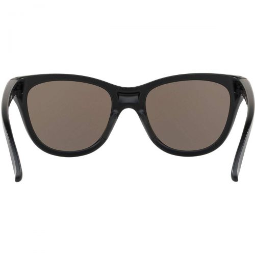 오클리 Oakley Womens Hold Out 0OO9357 Polarized Iridium Cateye Sunglasses, MATTE BLACK, 55 mm