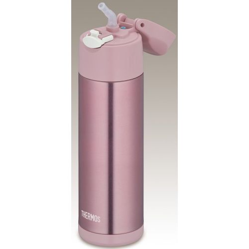 써모스 Thermos THERMOS vacuum insulation straw bottle 0.5L Pearl Pink FFI-500 PRP