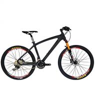 BEIOU Carbon Fiber Mountain Bike Hardtail MTB 10.65 kg Shimano M6000 DEORE 30 Speed Ultralight Frame RT 26-Inch Professional Internal Cable Routing Toray T800 Carbon Hubs Matte