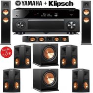 Klipsch RP-260F 7.1 Reference Premiere Home Theater System with Yamaha RX-A1060BL 7.2-Ch Network AV Receiver