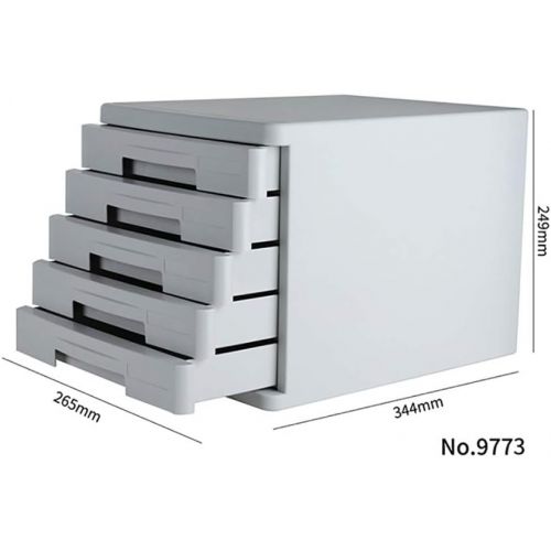  Brand: QSJY File Cabinets QSJY File Cabinets Document Storage Cabinet, Desktop Extension Drawer Office Organizer (Plastic) 26.534.424.9CM (Color : B)
