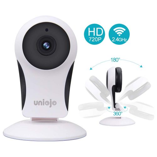  Home Camera, UNIOJO WiFi Security Camera Wireless IP Surveillance Camera with Night Vision Activity Detection Alert Baby Monitor, Remote Monitor with iOS, Android App