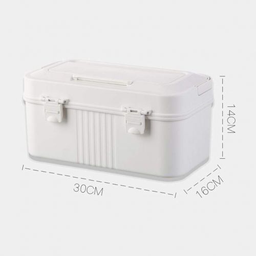  Jinxin-Boxes Large Medical Kit Large-Capacity Multi-Layer Medicine Storage Box First Aid Kit, Boxed Bottle Can Be Loaded (Color : White)