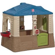 Step2 Happy Home Cottage & Grill Kids Playhouse, Blue