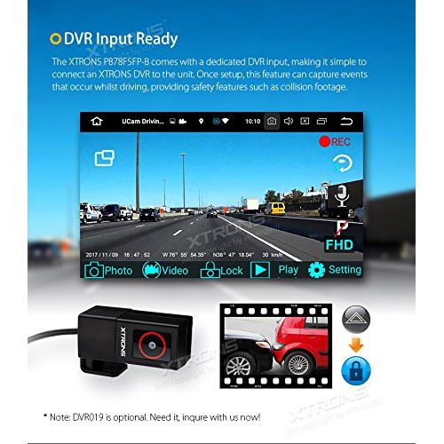 XTRONS 7 Inch Android 8.0 Octa Core 4G RAM 32G ROM HD Digital Multi-Touch Screen OBD2 DVR Car Stereo DVD Player Tire Pressure Monitoring TPMS for Ford Focus Mondeo C-Max S-Max Gala