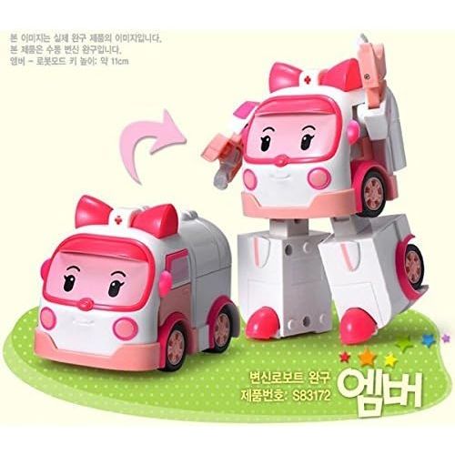 아카데미 Academy Models [6 Pcs SET] Academy Robocar Poli Transforming Robot Toy (Poli, Roy, Amber, Helly, Mark, Bucky)