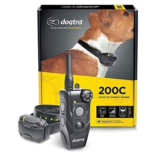  Dogtra 200C Basic Electronic Training Dog Collar with Remote for Dogs 10+ Pounds