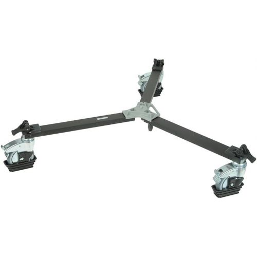  Manfrotto 114MV Cine Video Dolly for Tripods with Twin Spiked Feet - Replaces 3198