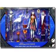NECA Nightmare Before Chistmas Action Figure Boxed Set 3-Pack Jack, Sally & Santa Jack