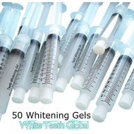 White Teeth Global 50 10cc Syringes of 36% TOP Quality Tooth Whitening Gel for Whitener Teeth. Mouth Trays not Included.
