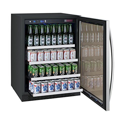  Allavino FlexCount VSBC24-SSRN - 24 Wide Beverage Center - Stainless Steel Glass Door
