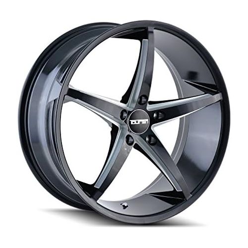  Touren TR70 3270 BLACK Wheel with Painted Finish (18 x 8. inches /5 x 112 mm, 35 mm Offset)