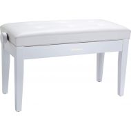 Roland RPB-300 Piano Keyboard Bench, Adjustable Height 18.9-22.8-Inch, Satin White